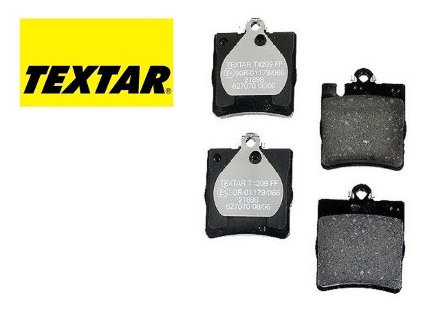 Textar premium rear disc brake pads set 2189803 d2820t