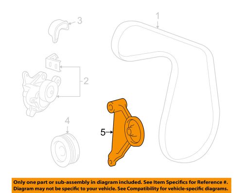 Toyota oem belts pulleys-mount bracket 1663128020