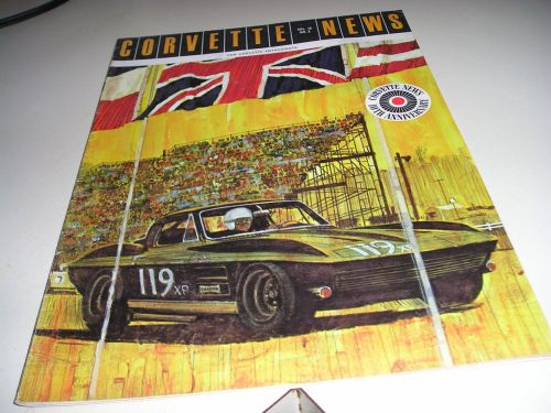 1967 original rare volume10 # 3 anniversary corvette news magazine manual