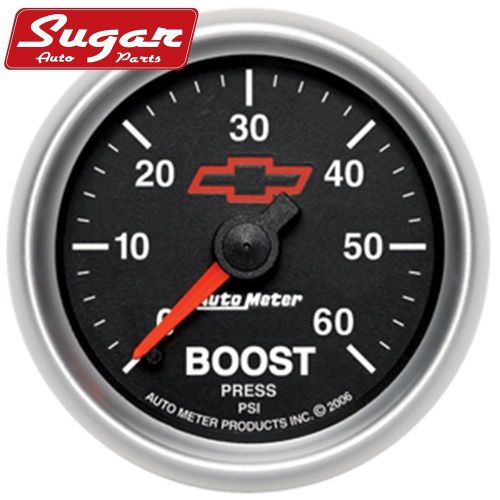 Auto meter 3605-00406 gm series; mechanical boost gauge