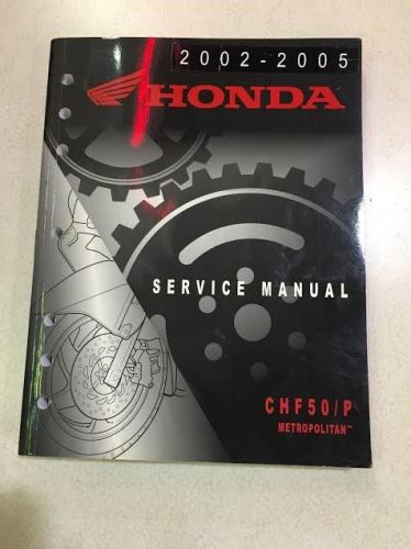 Honda chf50/p 2002-2005 service manual (shop copy)