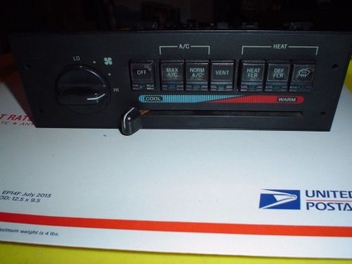 Thunderbird cougar ac heater climate control a/c heat defroster max warm cool