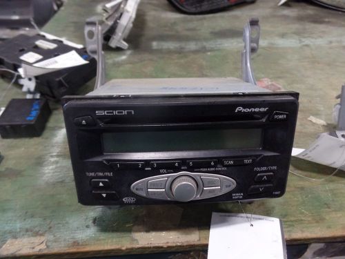 06 scion tc a/v equipment display and receiver, w/o navigation; id t1807