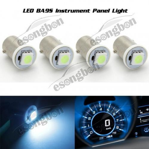4x car led ba9s 1895 ice blue 5050 smd instrument cluster dashboard lamp bulb