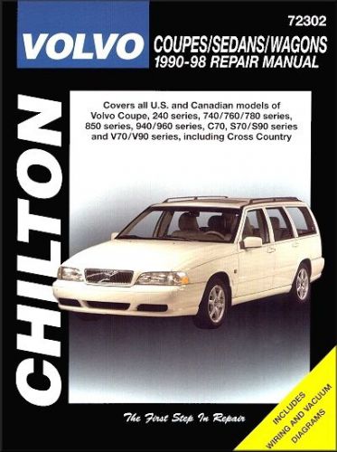 Volvo coupes, sedan, wagons repair manual 1990-1998