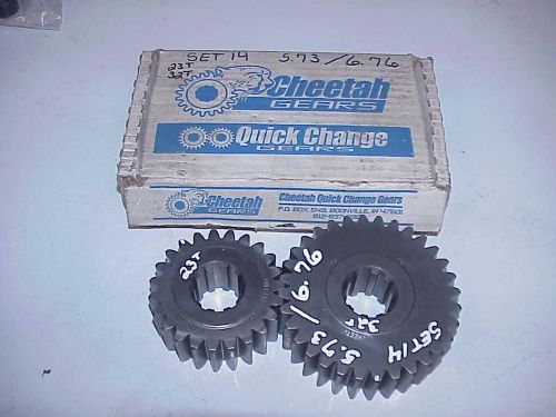 New cheetah #14 quick change 5.73-6.76 rear end gears t93 late model sprint car