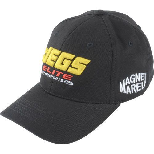 Jegs mh004502 jegs 2016 jeg jr. elite motorsports flex-fit hat large/x-large bla