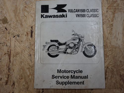 Kawasaki vulcan 1500 classic vn1500 factory service manual 1996