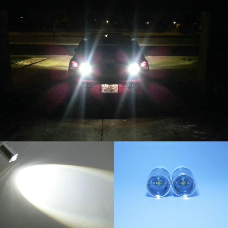 2x t15 t10 921 912 cree r5 car xenon white led back up backup reverse light d/w