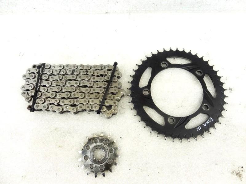 520 convertion chain and sprocket kit for 07 08 suzuki gsxr 1000 vortex