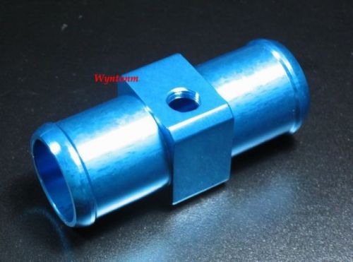 1 5/16 &#034; (34mm) hose connector 1/8&#034; npt port coolant temperature sensor blue 3&#034;