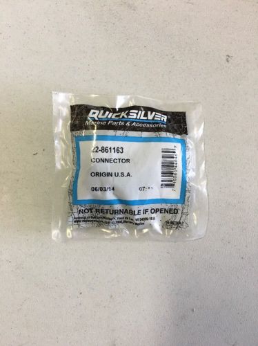 Oem mercruiser gear lube monitor elbow fitting q-connector alpha bravo 22-861163