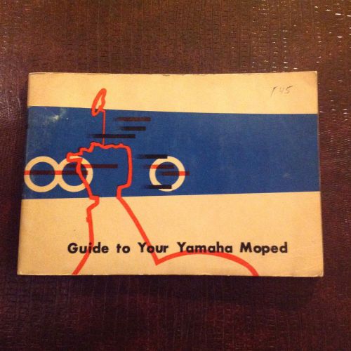 ***vintage yamaha mf2 mj2 moped riders  manual ***