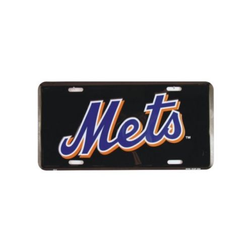 New york mets (black) license plate