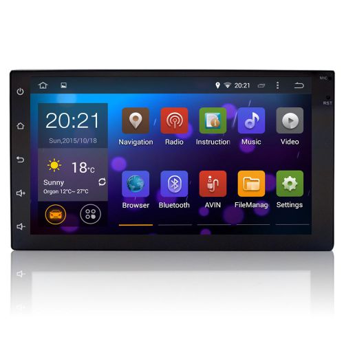 Quad core 7&#034; android 4.4.4 car stereo gps navi radio universal 2 din1024*600 hd