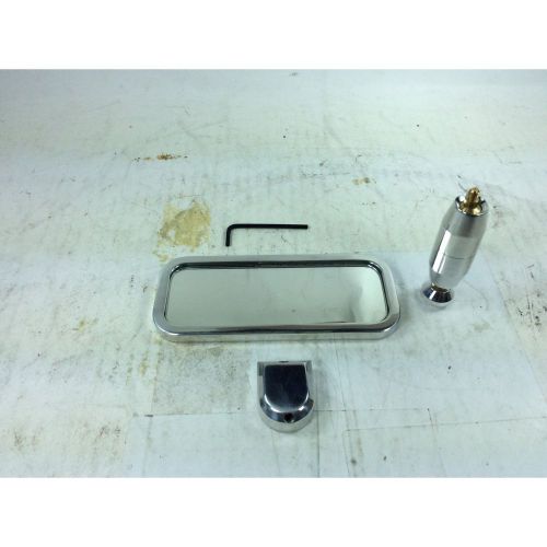 Chrome ball mill mirror for cars trucks hot rods customs no reserve