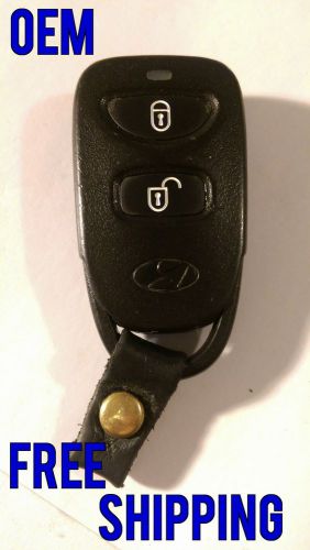 Oem 2006-2009 hyundai santa fe keyless entry remote fob transmitter plnhm-t002