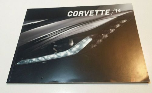 2014 chevrolet corvette stingray deluxe dealer sales brochure literature