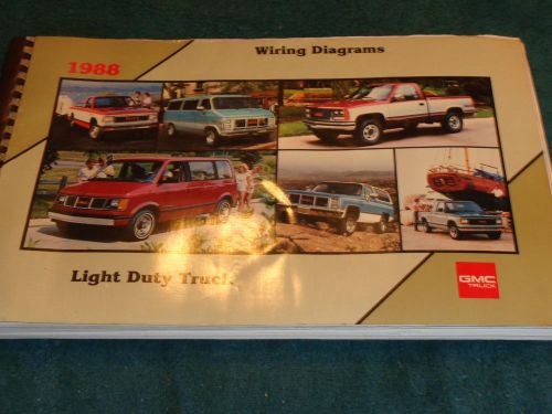 1988 gmc truck wiring diagram manual pickups / vans++