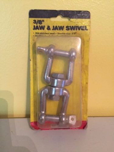 Marine jaw/jaw swivel 3/8&#034; anchor chain connector for boat – stainless steel