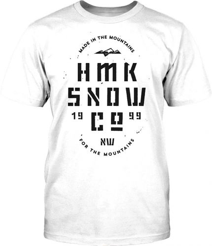 Hmk stencil tee white 2x