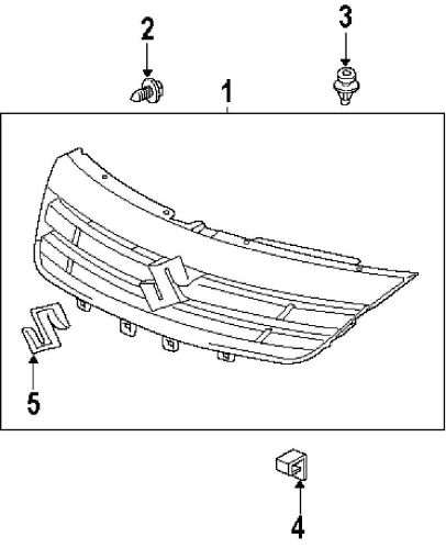 Suzuki xl7 vitara xl-7 grille 2007 2008 2009 7781178j00 , 7174078j00,7211778j00