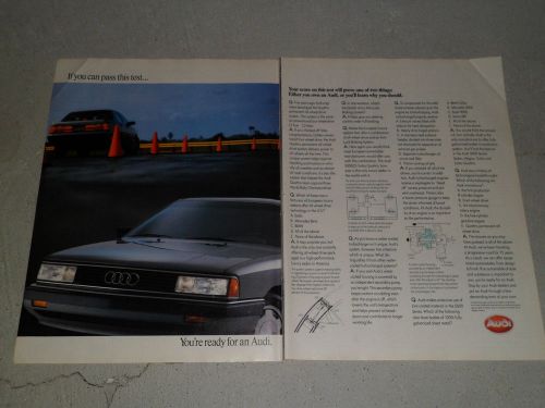 1987 audi quattro article / ad