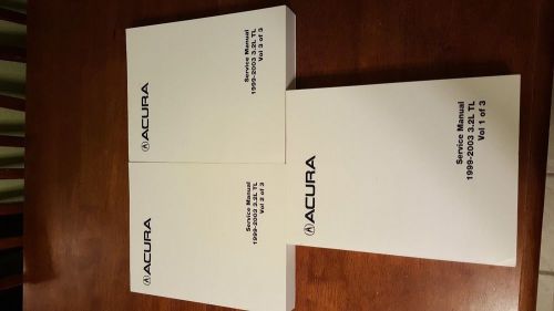 1999 2000 2001 2002 2003 acura 3.2tl 3.2 tl service shop repair manual new oem