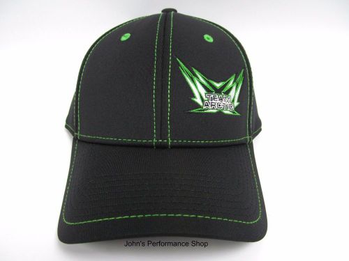 2017 team arctic flag black &amp; green adjustable baseball hat cap 5263-134