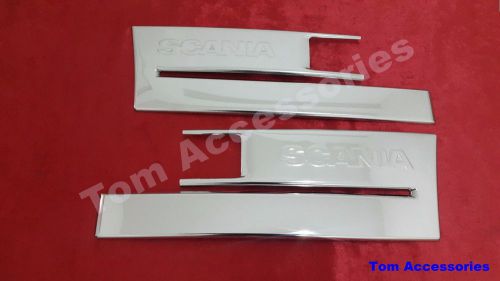 S.steel scania 4 / r / p / g/ 6 series side step trim decoration cover 2 pcs