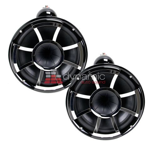 Wet sounds rev10b-x revolution 10&#034; efg 4 ohm hlcd marine tower speakers new