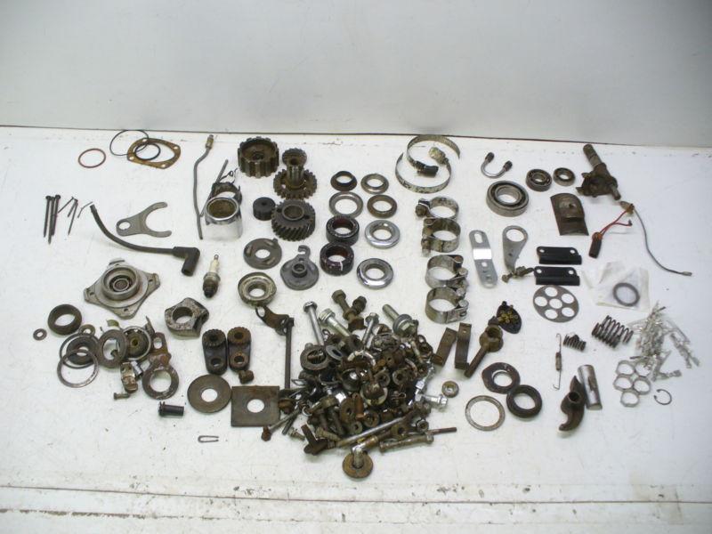 Vintage motorcycle parts; harley & others