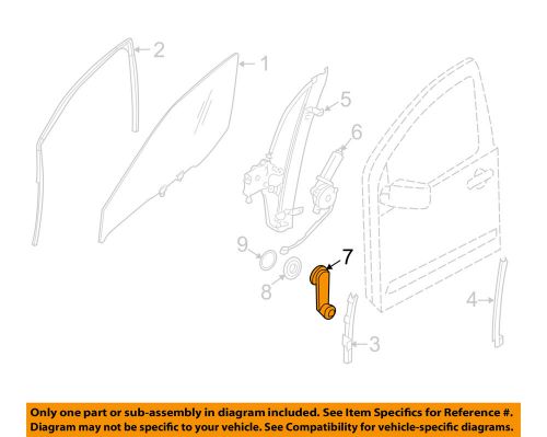 Suzuki oem 09-12 equator-window crank handle 8296082z10