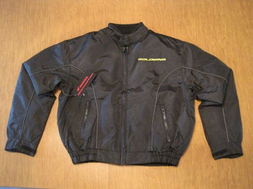 Original goldwing millennium officially licensed honda jacket w/gold emblems