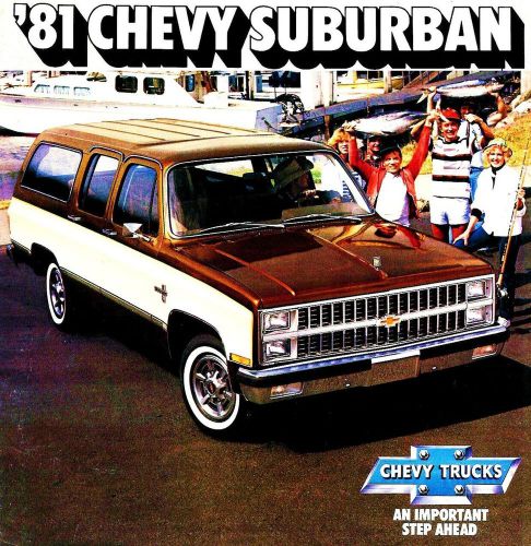 1981 chevy suburban brochure---suburban c10-k10-c20-k20