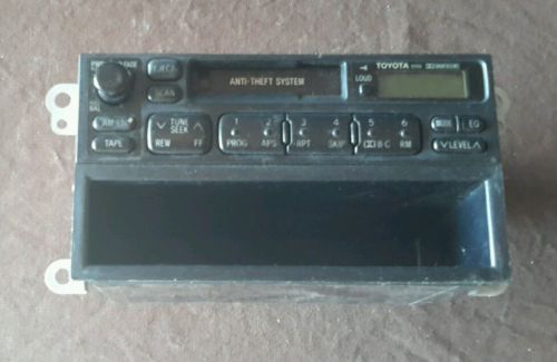 92 93 94 95 toyota 4runner camry radio tape stereo 1 din 86120-33090 w/ tray