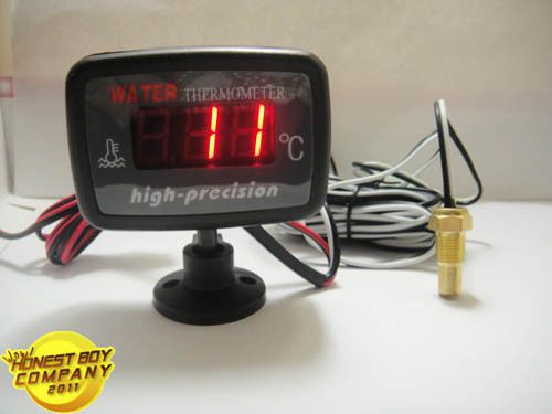 12v/24v led digital meter car/truck/motorcycle ,water temp gauges