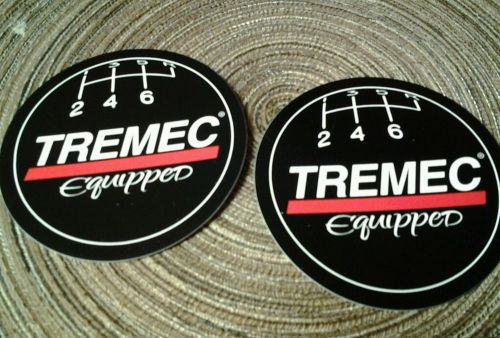 Lot of 2 tremec transmission shifter ball  decals stickers nhra nascar hot rod