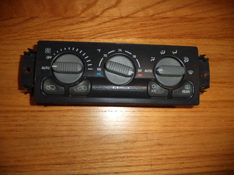 1998-2002 chevy blazer jimmy ac heat climate control unit 09356175