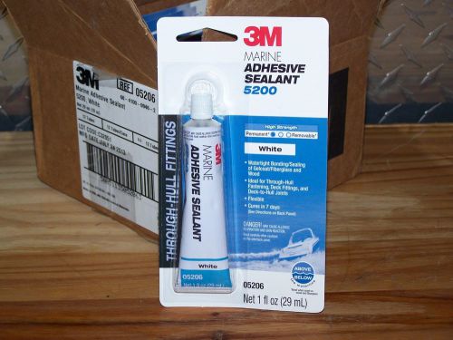 3m marine adhesive sealant 5200 - white, 1 oz. tube - 05206 sold in qty. 2 each