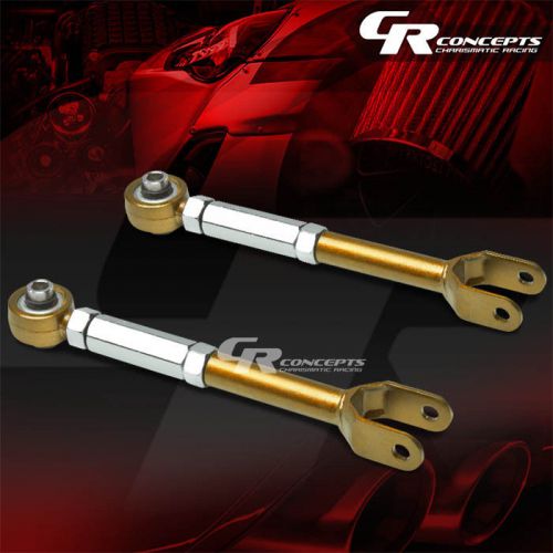 Adjustable steel rear camber control arm kit 09-16 370z z34/gtr/gt-r/086 gold