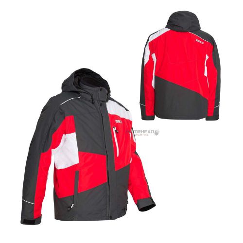 Snowmobile ckx squamish jacket charcoal/red men xlarge adult coat snow winter