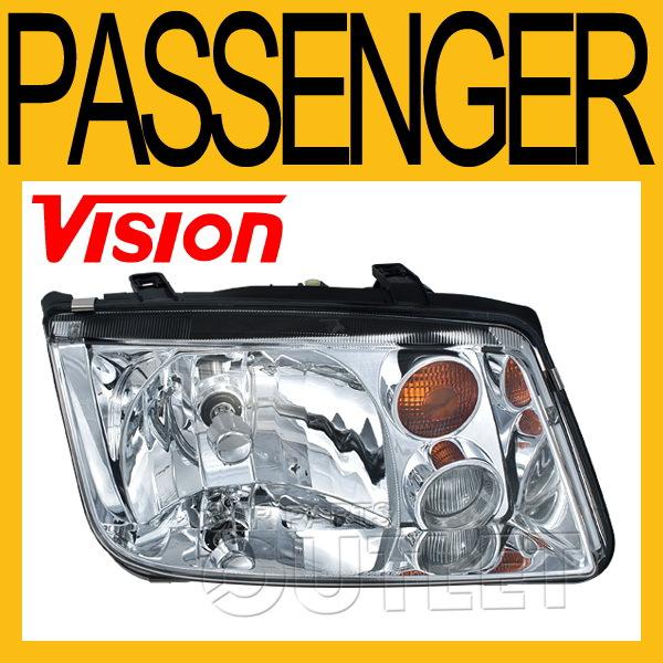 03-05 vw jetta head lamp light fog+amber signal gen4 right passenger side new rh