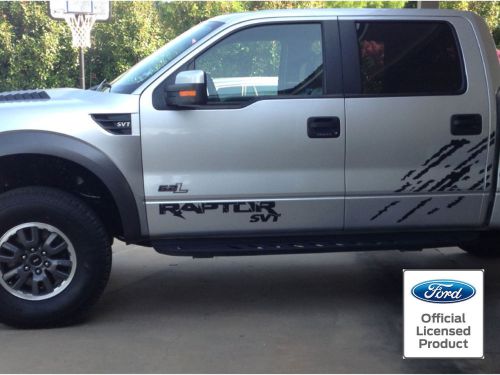 10-14 ford raptor f-150 svt door  graphics stickers decals ford licensed