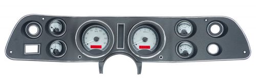 1970-1981 chevy camaro vhx gauge kit ls1 ls3 lsx silver white dakota