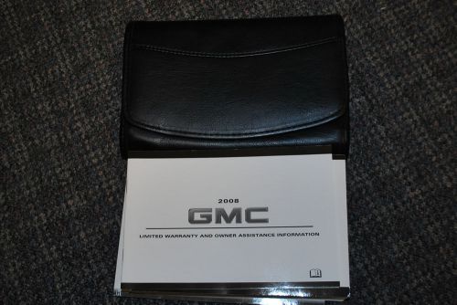 2008 gmc  yukon /xl denali complete owners manual with nav and case free ship!!