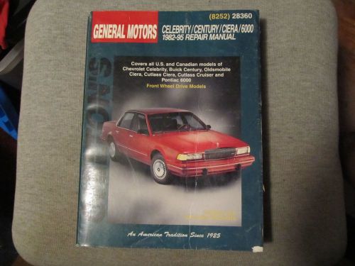 Celebrity/century/ciera/6000 1982-95 chiltons repair manual