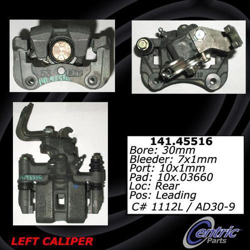 Centric 141.45516 rear brake caliper-premium semi-loaded caliper