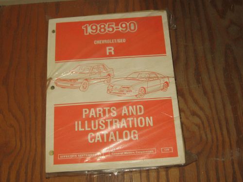 1985 1986 1987 1988 1989 1990 chevy spectrum geo storm parts book manual catalog