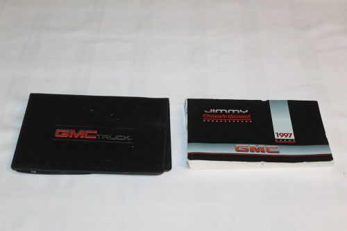 1997 gmc jimmy owner&#039;s manual 2/pc.set